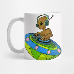 Space Music Dj Alien Mug